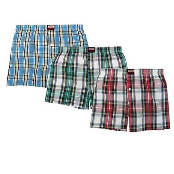 3 Pack Teen/Juniors Size Cotton Woven Boxer Shorts - Picture 1 of 1